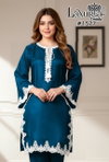 Luxuria Trendz 1577 Satin Kurti With Bottom Dupatta Wholesale Market In Surat
